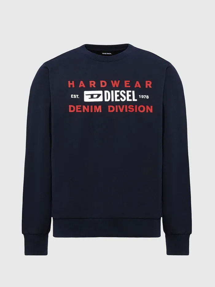 Diesel Sweaters Mens SGIRKK10 Dark Blue On Sale