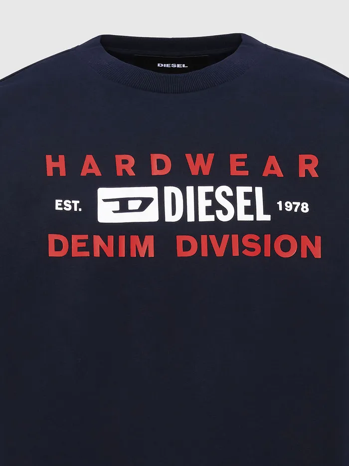 Diesel Sweaters Mens SGIRKK10 Dark Blue On Sale