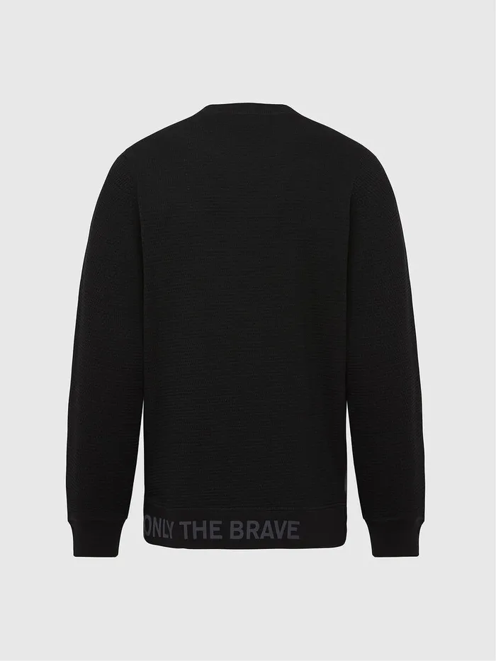 Diesel Sweaters Mens SPEWTER Black Casaul