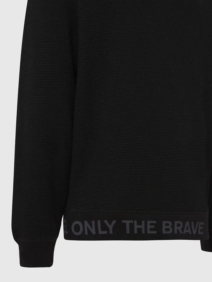 Diesel Sweaters Mens SPEWTER Black Casaul