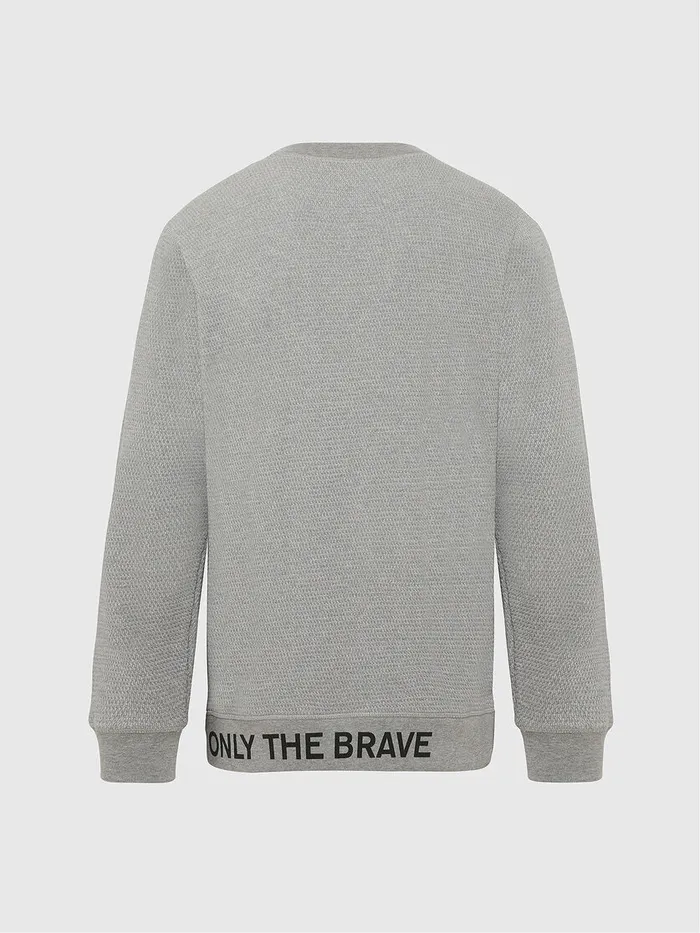 Diesel Sweaters Mens SPEWTER Grey Gift for Friend