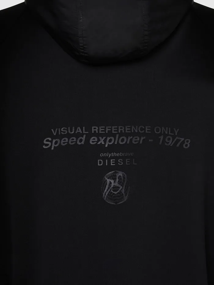Diesel Sweaters Mens SRUNNER Black On Sale