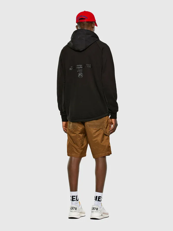 Diesel Sweaters Mens SRUNNER Black On Sale