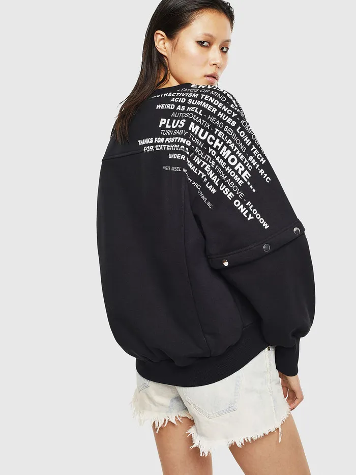 Diesel Sweaters Womens FAYALA Black Gift 4 You