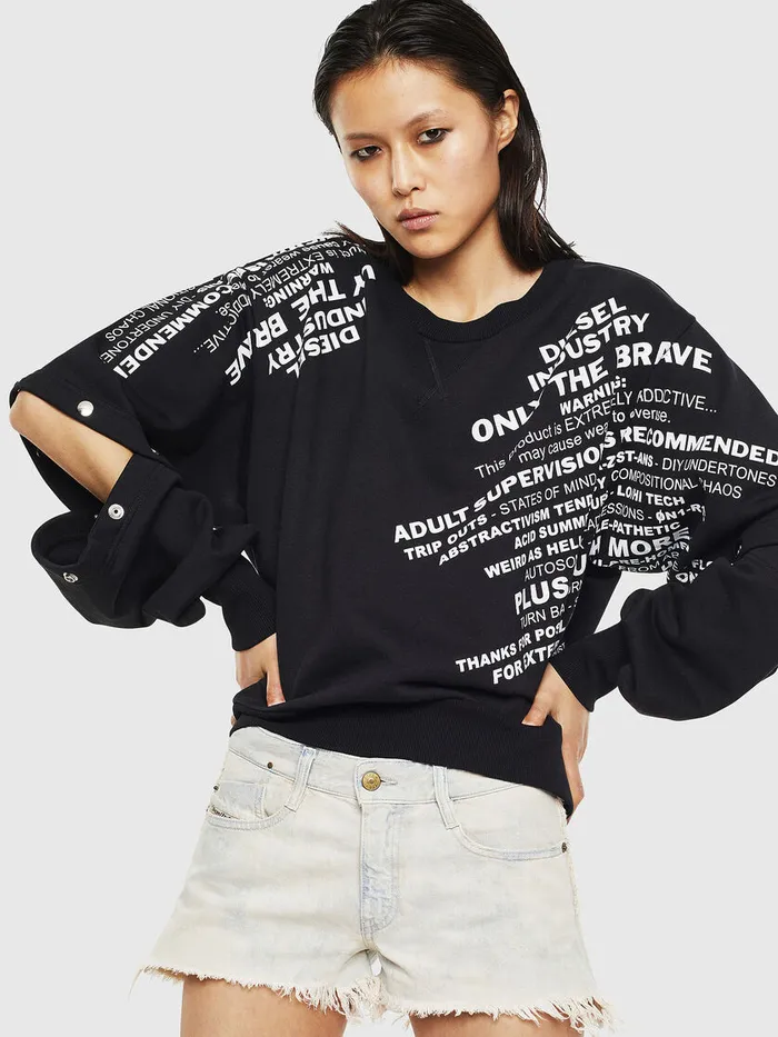 Diesel Sweaters Womens FAYALA Black Gift 4 You