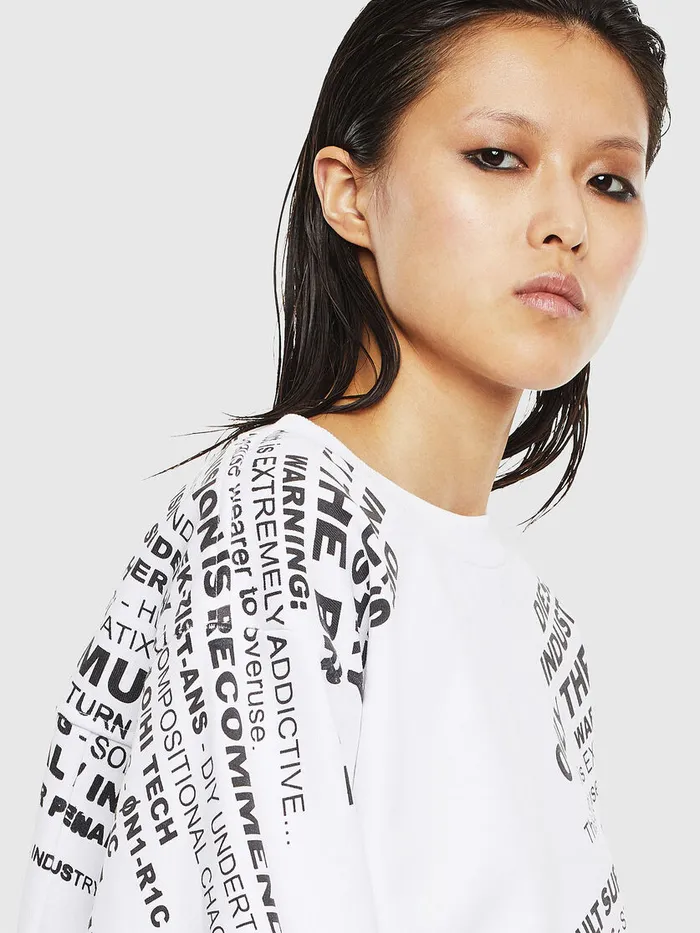 Diesel Sweaters Womens FAYALA White Near Me