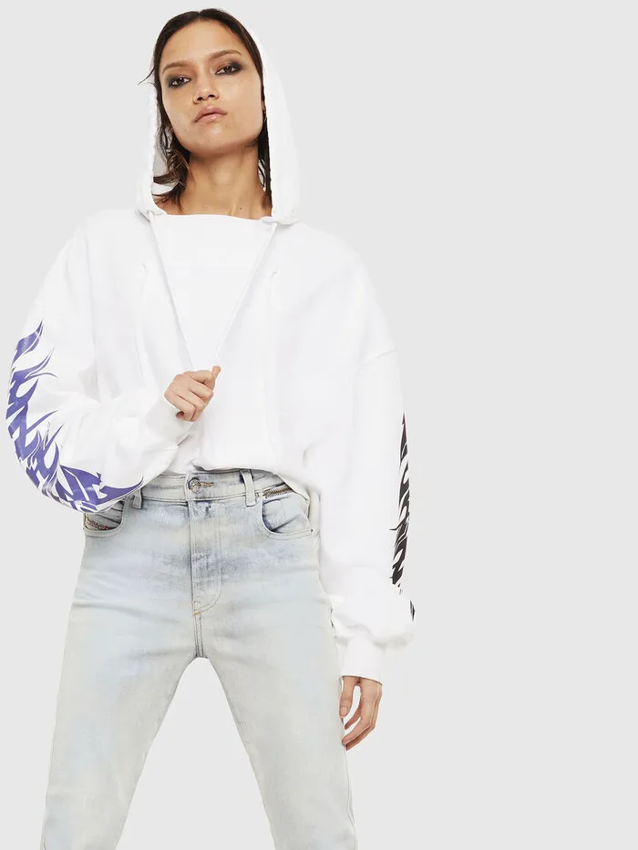 Diesel Sweaters Womens FKREEN White Popular