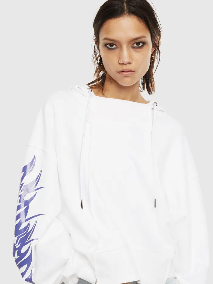 Diesel Sweaters Womens FKREEN White Popular