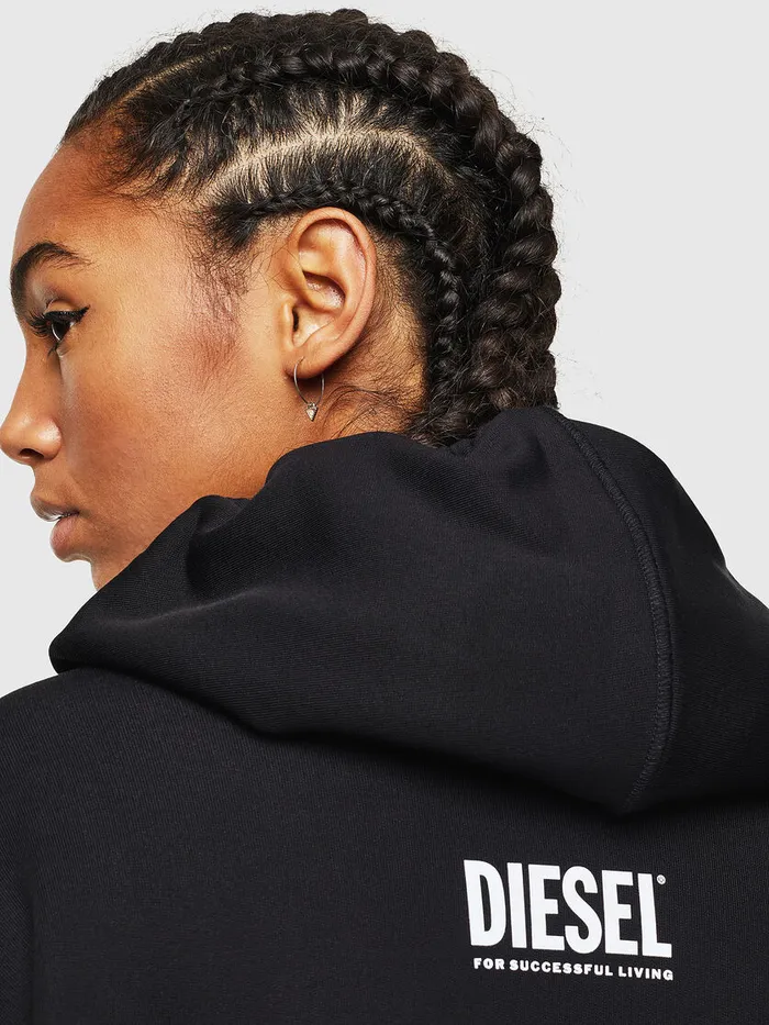 Diesel Sweaters Womens FLUDO Black Cheap On Sale