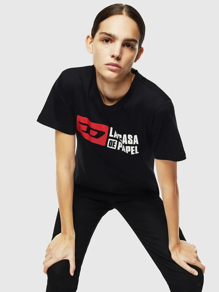 Diesel Tshirts and Tops Womens LCPTDIEGOCASA Black On Sale