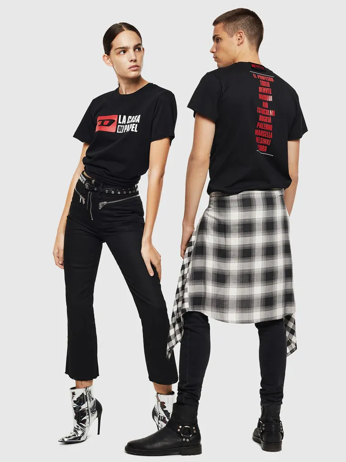 Diesel Tshirts and Tops Womens LCPTDIEGOCASA Black On Sale