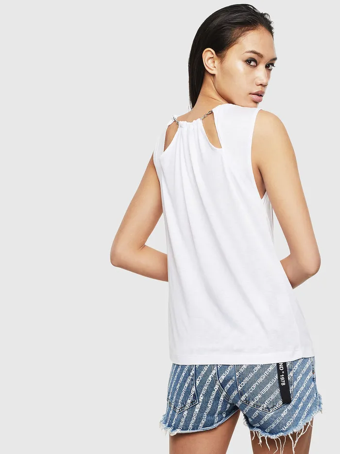 Diesel Tshirts and Tops Womens TKAENA White Casaul
