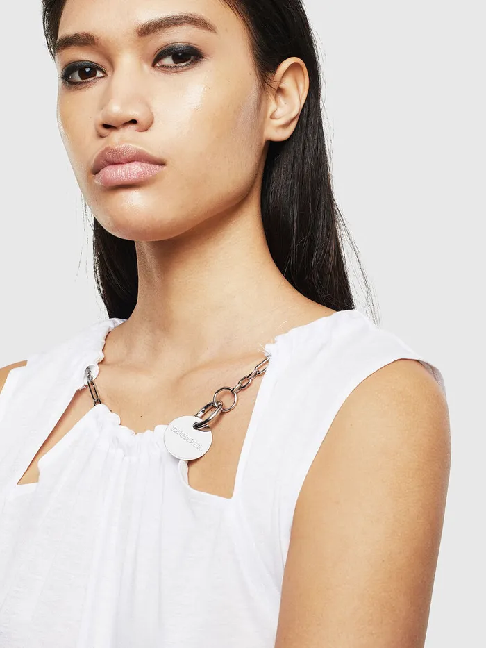 Diesel Tshirts and Tops Womens TKAENA White Casaul