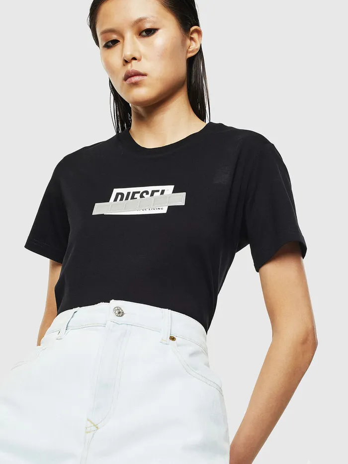 Diesel Tshirts and Tops Womens TSILYS2 Black Popular