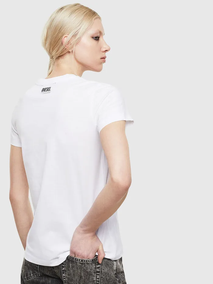 Diesel Tshirts and Tops Womens TSILYS5 White Gift for Friend
