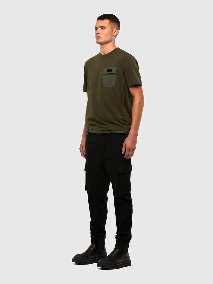 Diesel Tshirts Mens TARMI Olive Green On Sale