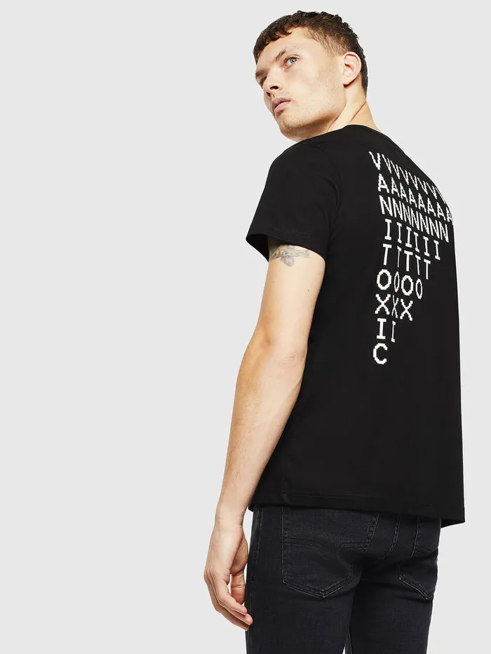 Diesel Tshirts Mens TDIEGOJ13 Black Near Me