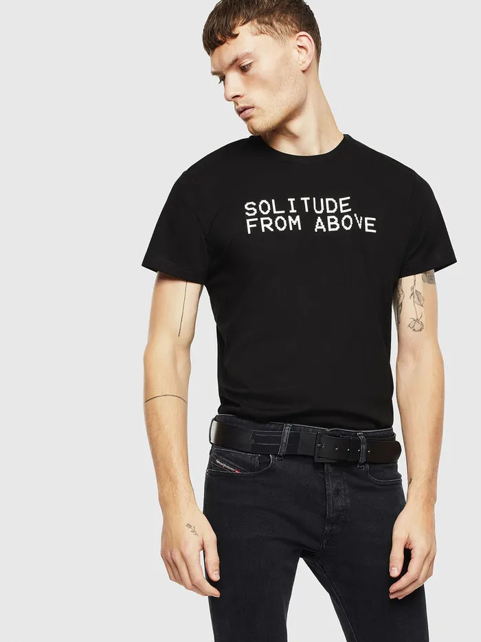 Diesel Tshirts Mens TDIEGOJ13 Black Near Me