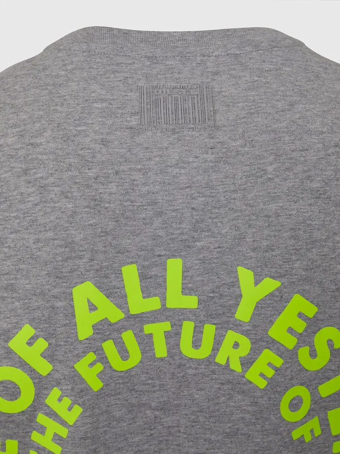 Diesel Tshirts Mens TDIEGOSX46 Grey Near Me