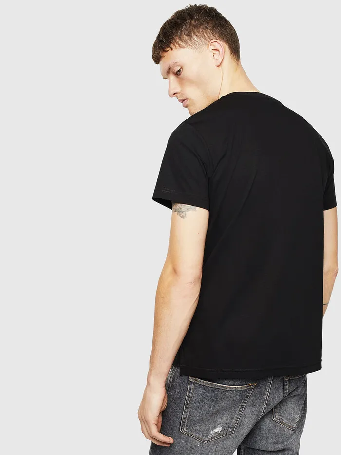 Diesel Tshirts Mens TGROSSI Black Popular