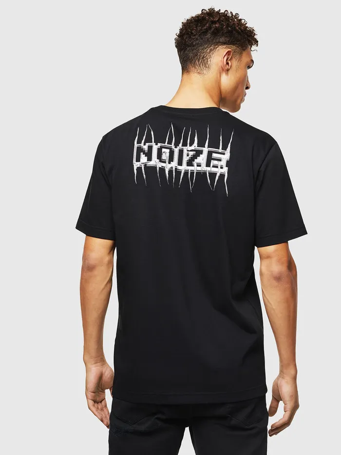 Diesel Tshirts Mens TJUSTJ12 Black Gift for Friend