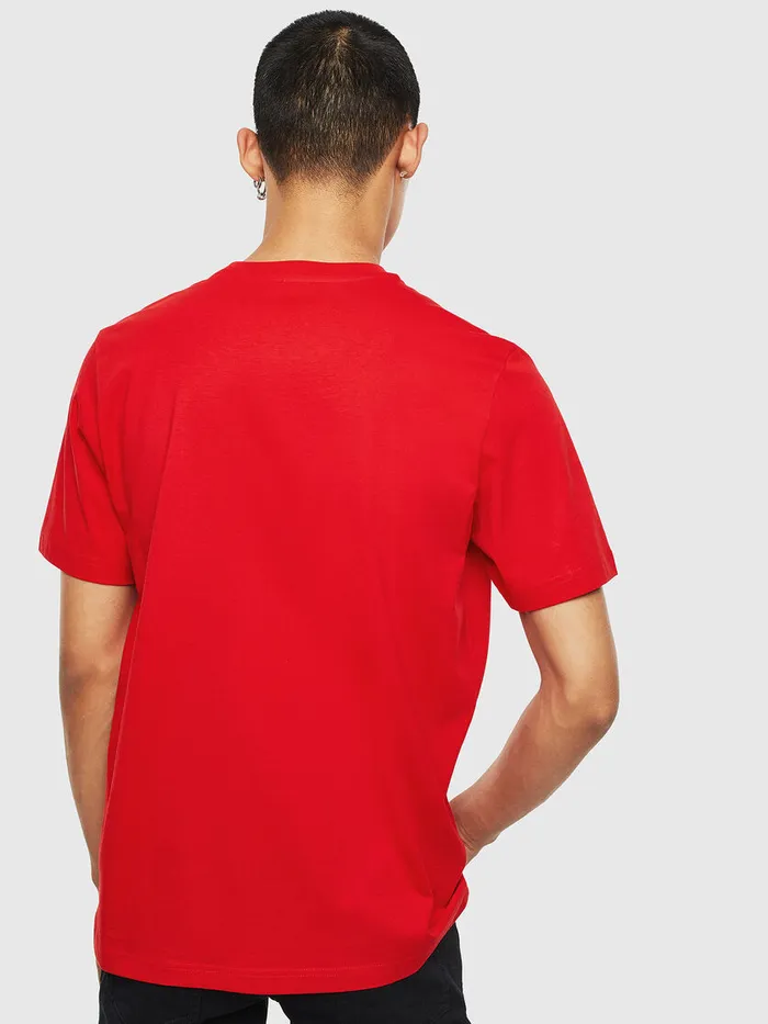 Diesel Tshirts Mens TJUSTJ20 Red Popular