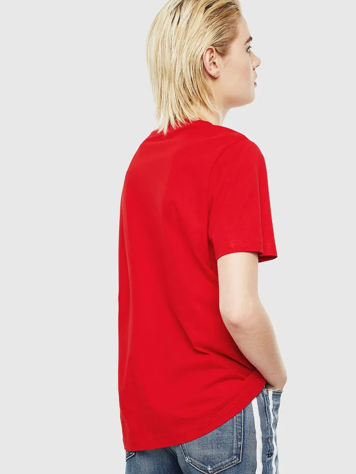 Diesel Tshirts Mens TJUSTJ20 Red Popular