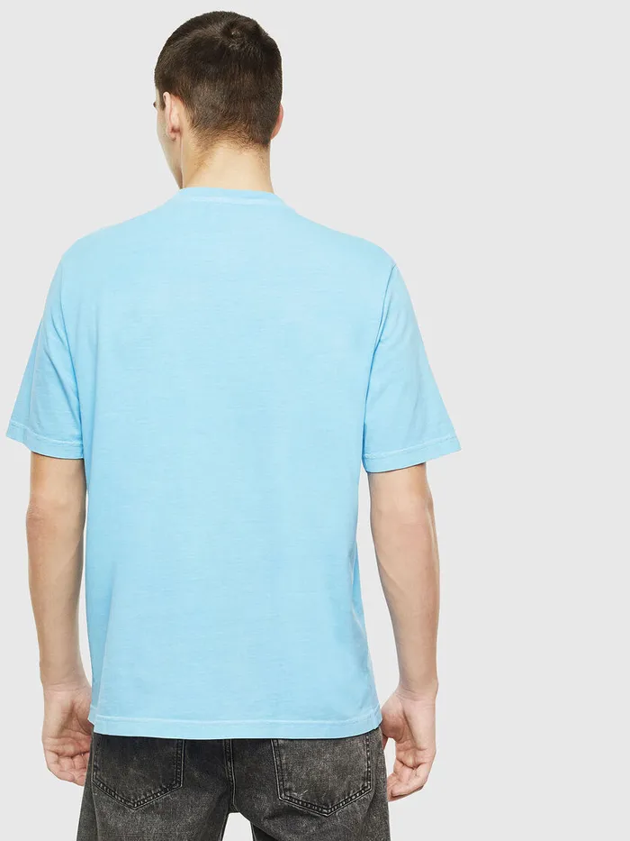 Diesel Tshirts Mens TJUSTNEONS1 Azure Popular