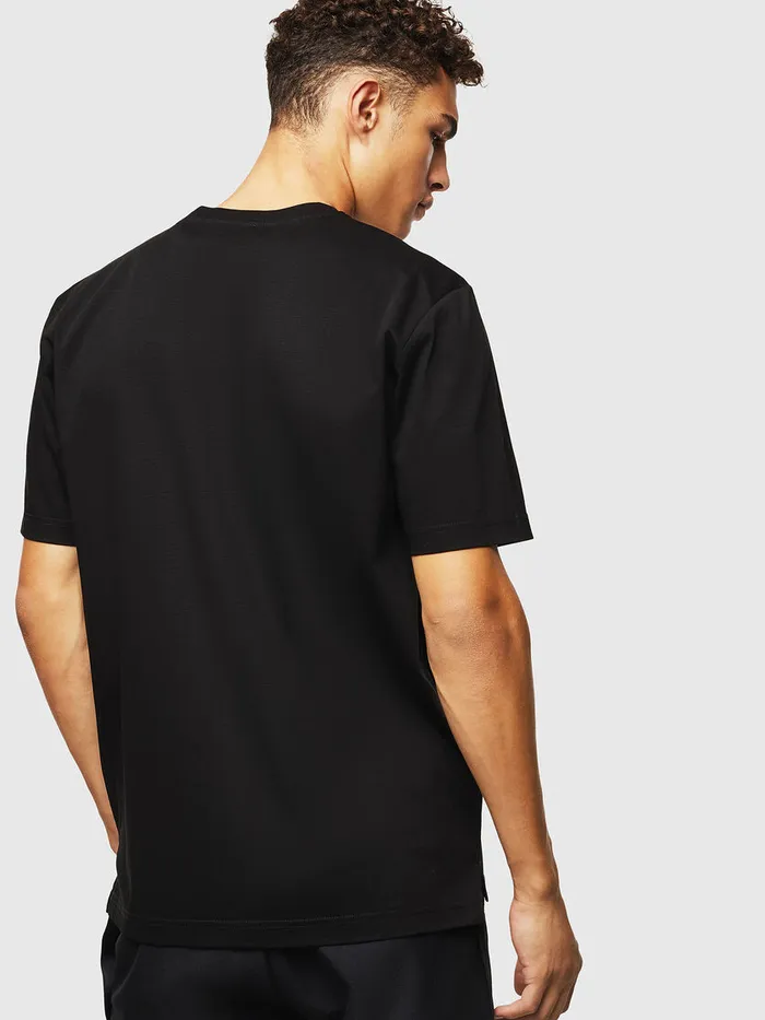 Diesel Tshirts Mens TJUSTPOCKETJ1 Black Gift 4 You