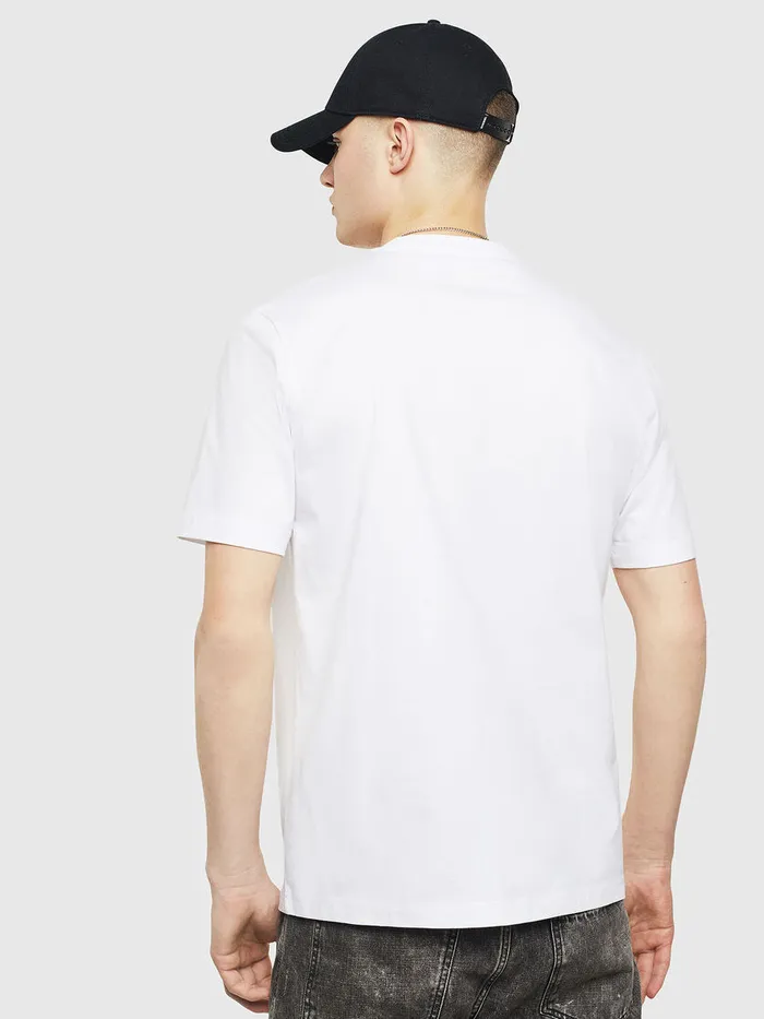Diesel Tshirts Mens TJUSTT24 White For Sale
