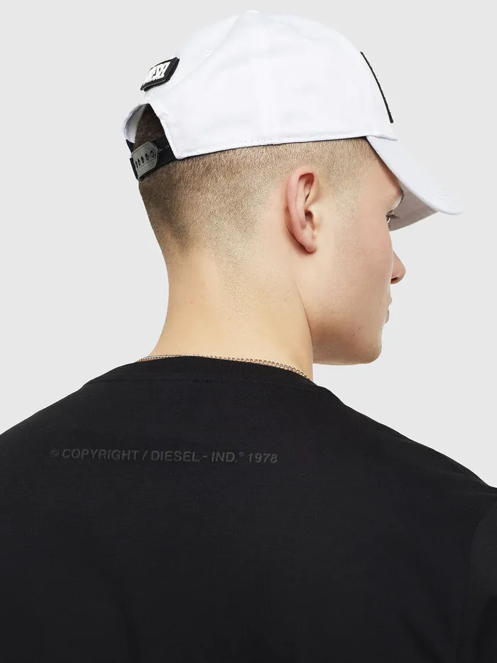 Diesel Tshirts Mens TJUSTT26 Black Gift Ideas