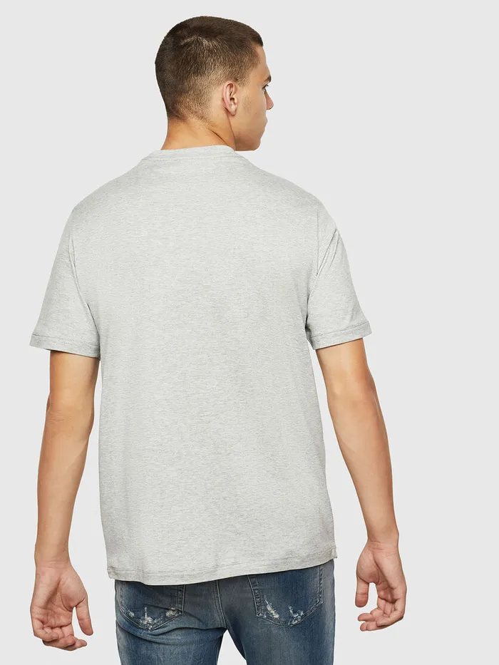 Diesel Tshirts Mens TJUSTY Grey Gift for Friend
