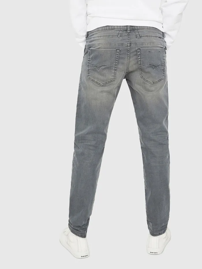 Diesel Tapered Mens DBazer 0699P Grey Jeans Casaul