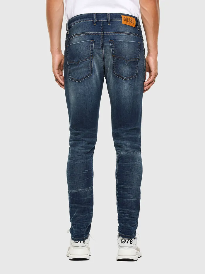 Diesel Tapered Mens Krooley JoggJeans 069NK Medium blue Gift Ideas