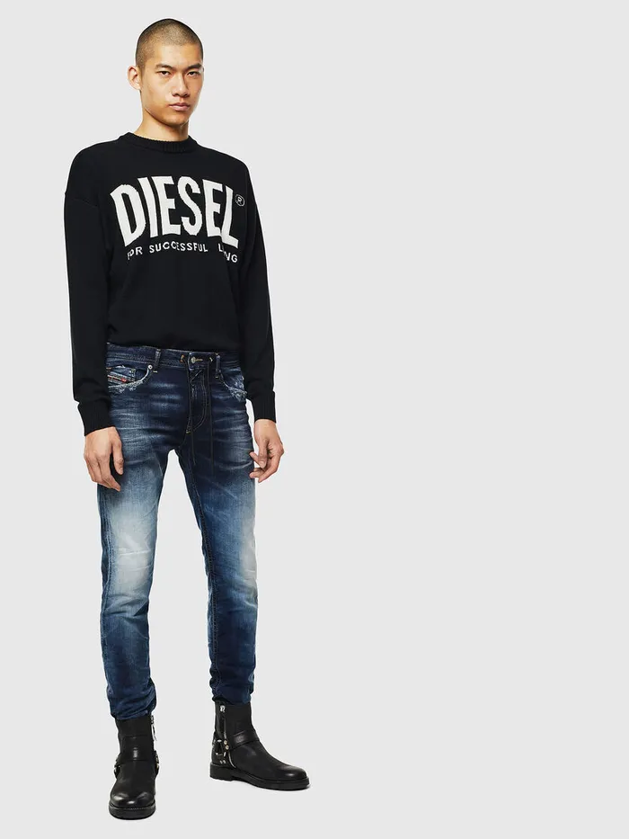 Diesel Thommer Mens Thommer JoggJeans 069KD Dark Blue Gift Ideas