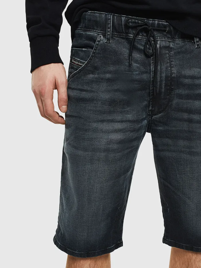 Diesel Trousers and Shorts Mens DKROOSHORT JOGGJEANS Dark Blue Online