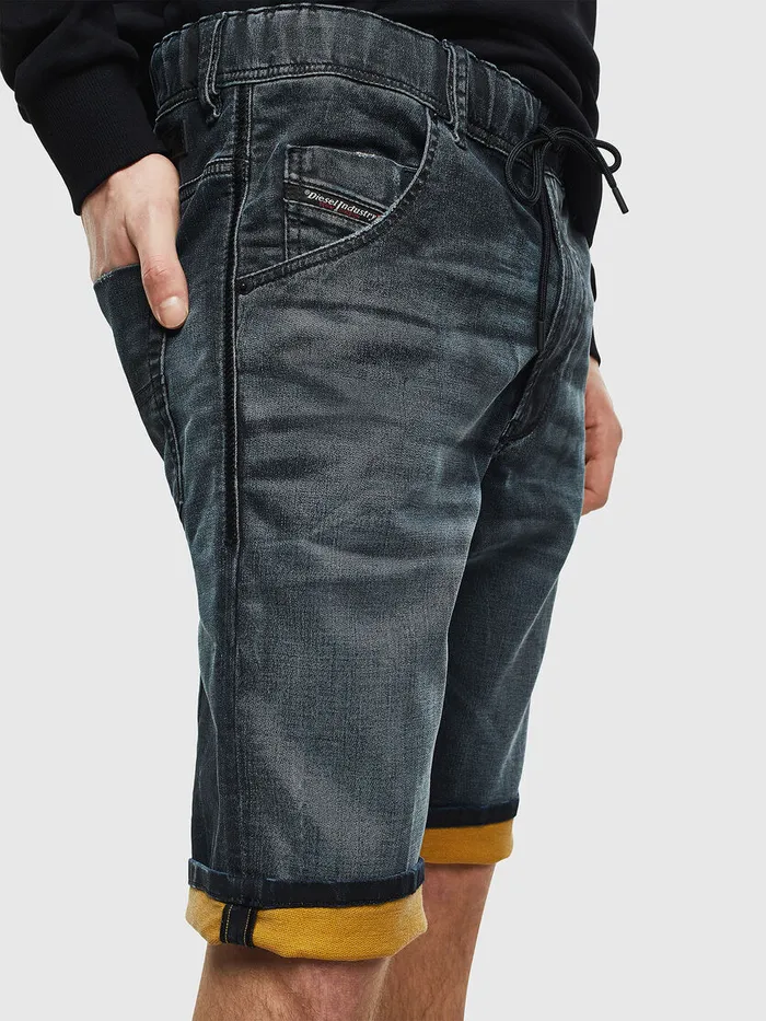 Diesel Trousers and Shorts Mens DKROOSHORT JOGGJEANS Dark Blue Online
