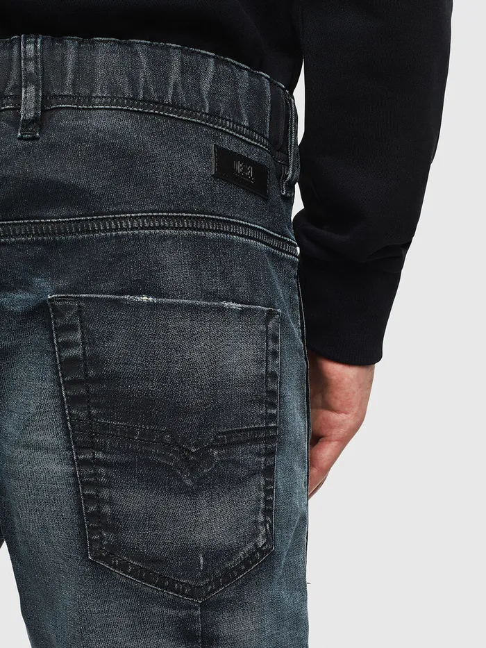 Diesel Trousers and Shorts Mens DKROOSHORT JOGGJEANS Dark Blue Online