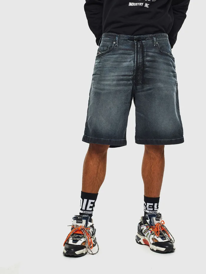 Diesel Trousers and Shorts Mens DWILLOH CB JOGGJEANS Dark Blue Gift for Friend