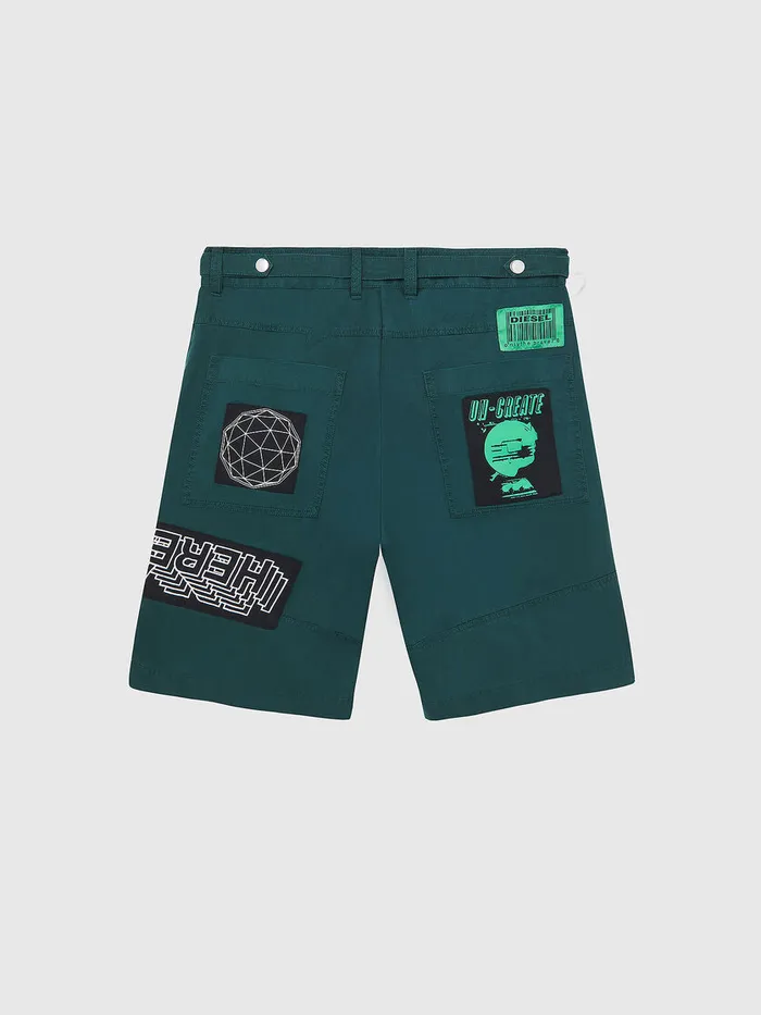 Diesel Trousers and Shorts Mens PDUGASHO Dark Green For Sale