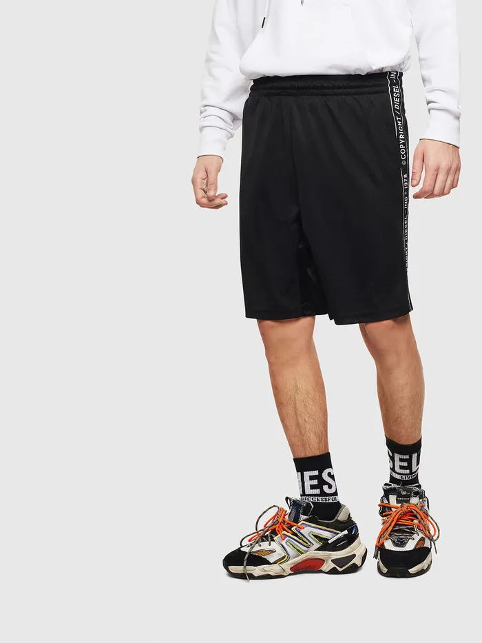 Diesel Trousers and Shorts Mens PHITOSHIS1 Black Casaul