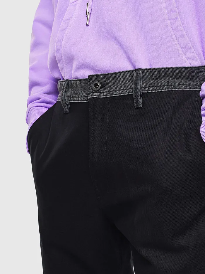 Diesel Trousers and Shorts Mens PKAPP Black For Sale