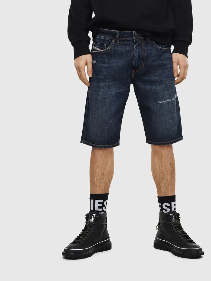 Diesel Trousers and Shorts Mens THOSHORT Dark Blue Gift for Friend