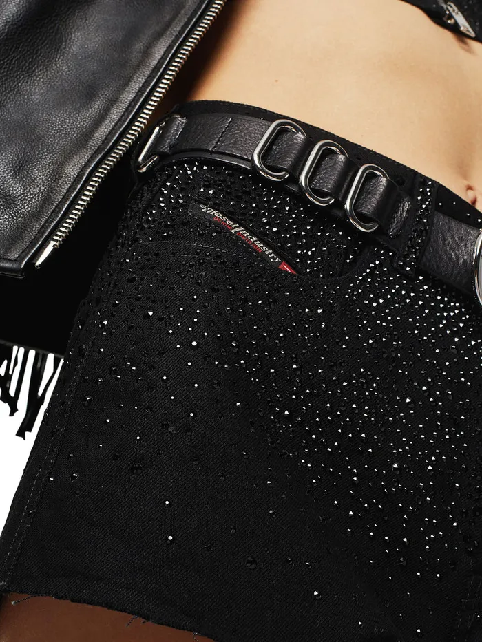 Diesel Trousers and Shorts Womens DEHIGWEISW Black Near Me