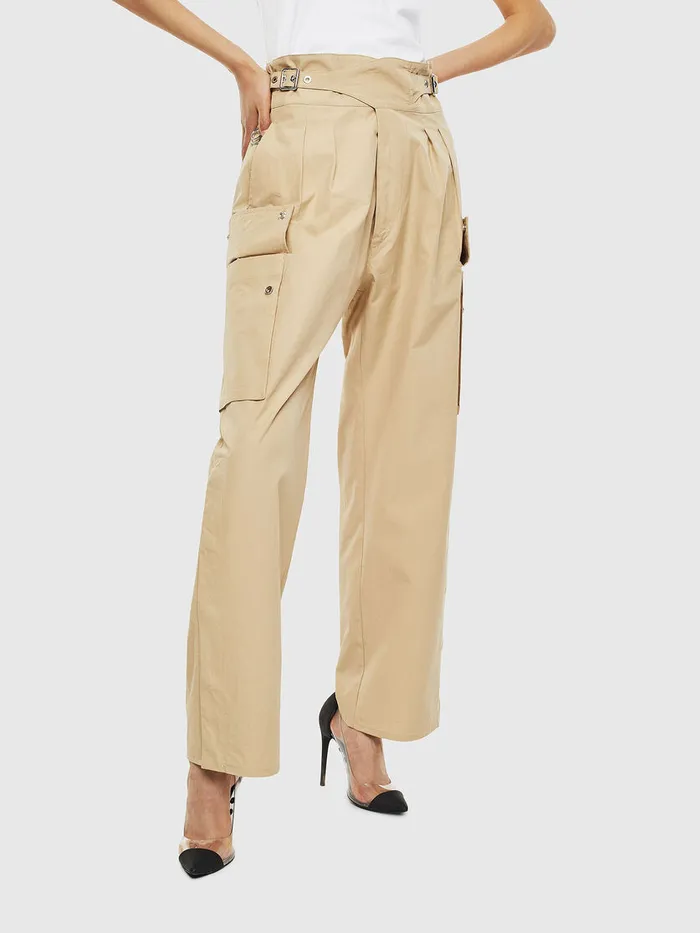 Diesel Trousers and Shorts Womens PMARIE Beige Popular