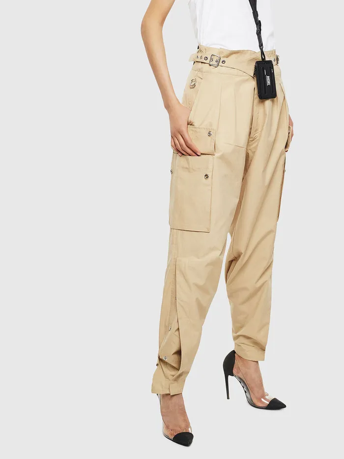 Diesel Trousers and Shorts Womens PMARIE Beige Popular
