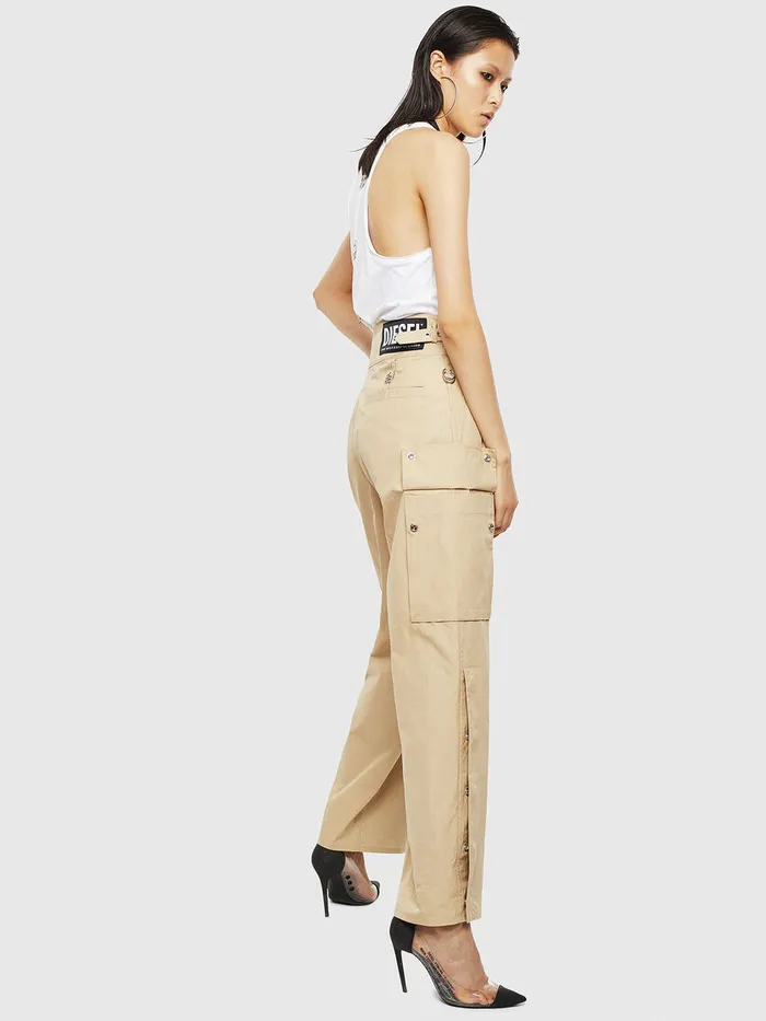 Diesel Trousers and Shorts Womens PMARIE Beige Popular