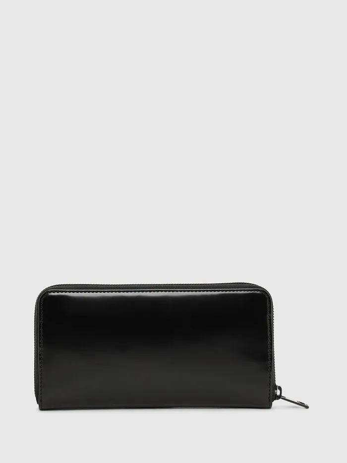 Diesel Wallets Mens 24 ZIP Black Gift for Friend