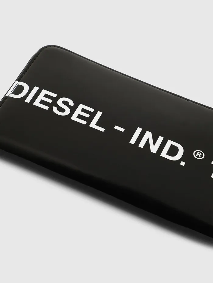 Diesel Wallets Mens 24 ZIP Black Gift for Friend