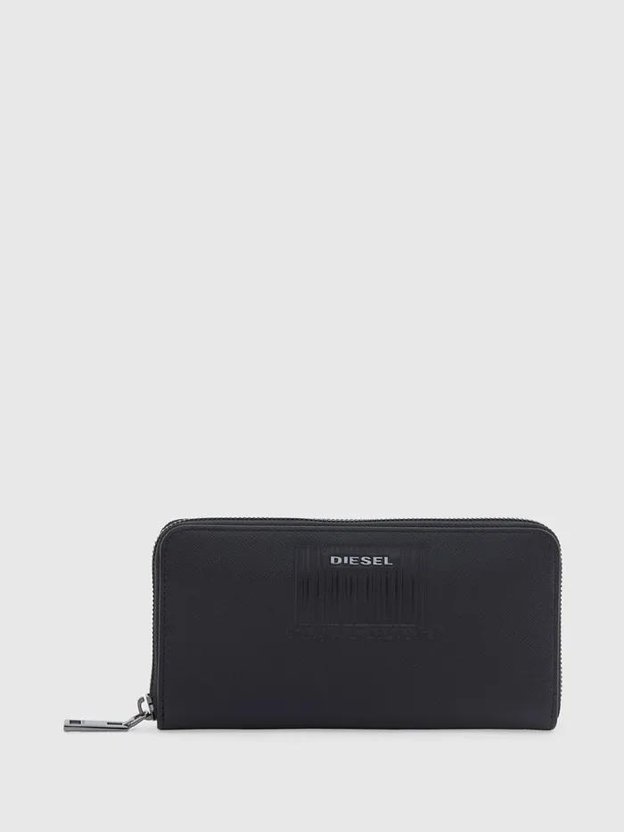 Diesel Wallets Mens 24 ZIP LOOP Black Gift for Friend
